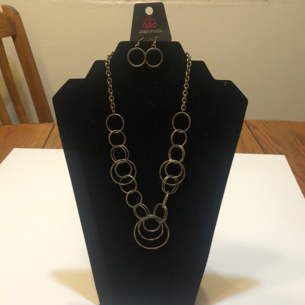 Ringing Relic Brass Necklace